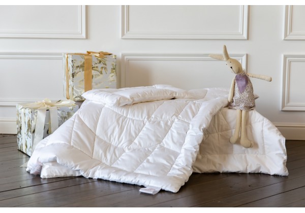 Детский комплект шелковый Baby Silk Cocoon подушка и одеяло